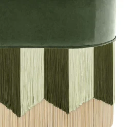 Lorenza Bozzoli Couture Benches<Plissé Green Velvet Bench