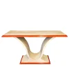 Luca Polato Consoles<PLM-0086 Red/Ivory Parchment Console