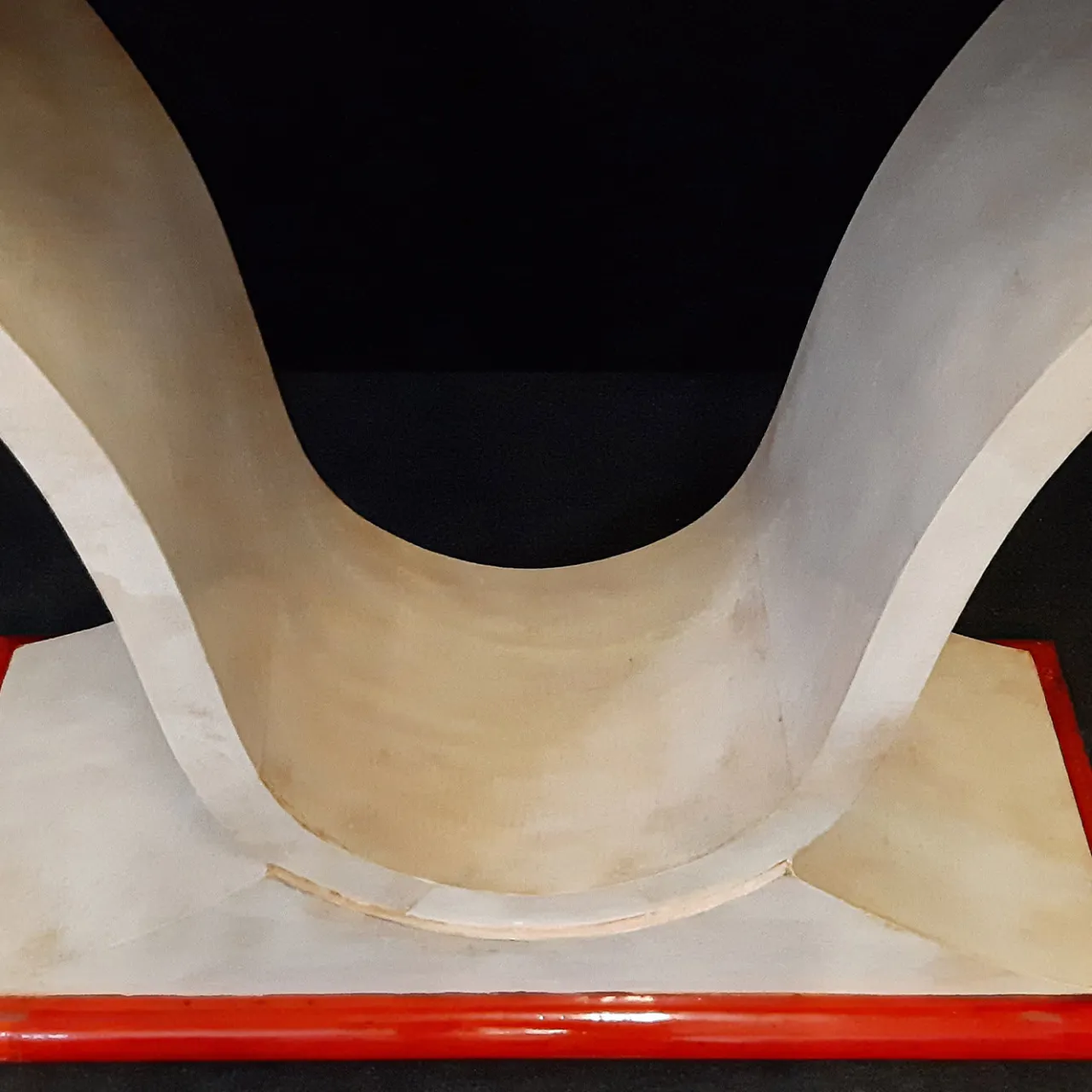Luca Polato Consoles<PLM-0086 Red/Ivory Parchment Console