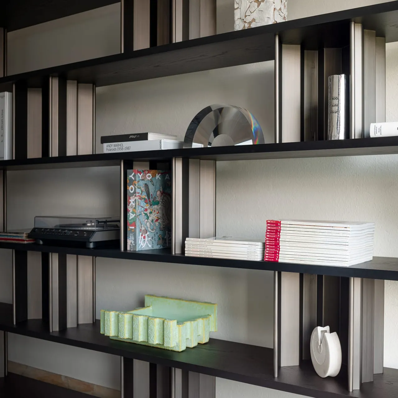 Ghidini 1961 Bookcases<Plomis Wood & Metal Bookcase by Richard Hutten