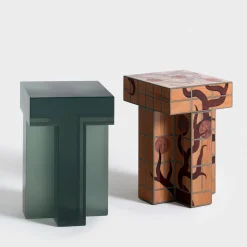 Delvis Unlimited Stools<Plus Green Resin Stool