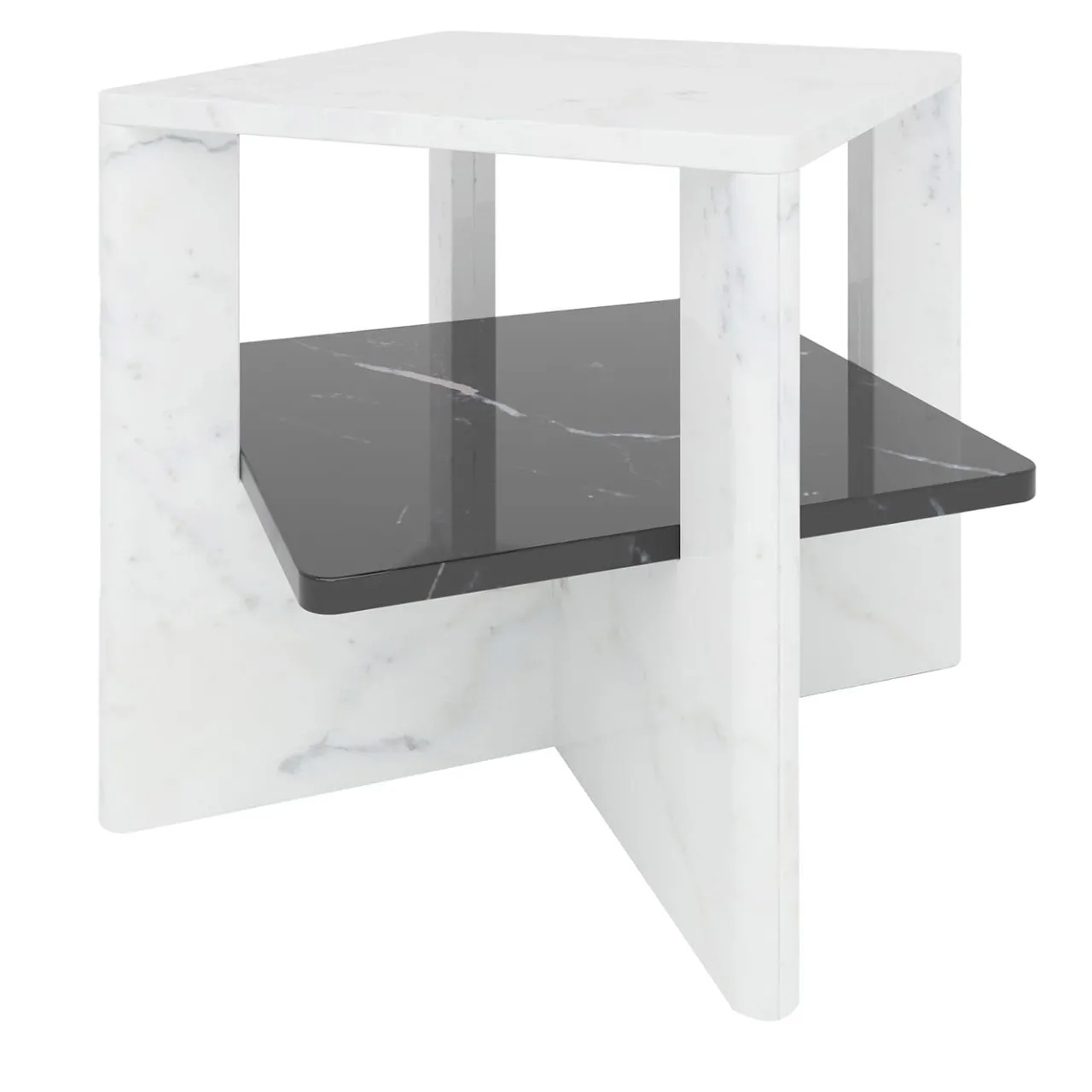 V.L. Lavorazioni In Ferro Coffee Tables<Plus+Double Marble Coffee Table #2
