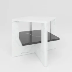 V.L. Lavorazioni In Ferro Coffee Tables<Plus+Double Marble Coffee Table #2