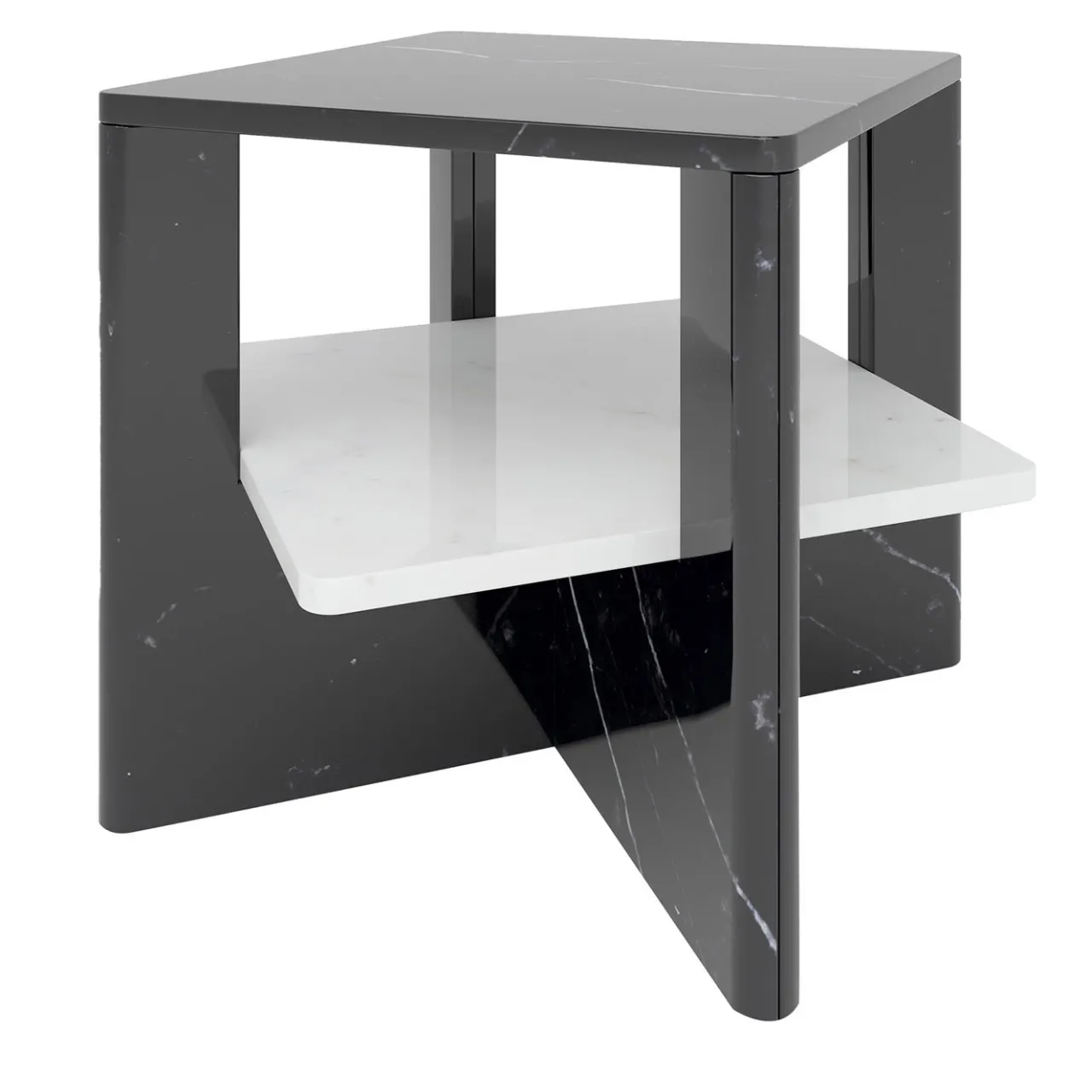 V.L. Lavorazioni In Ferro Coffee Tables<Plus+Double Marble Coffee Table #5
