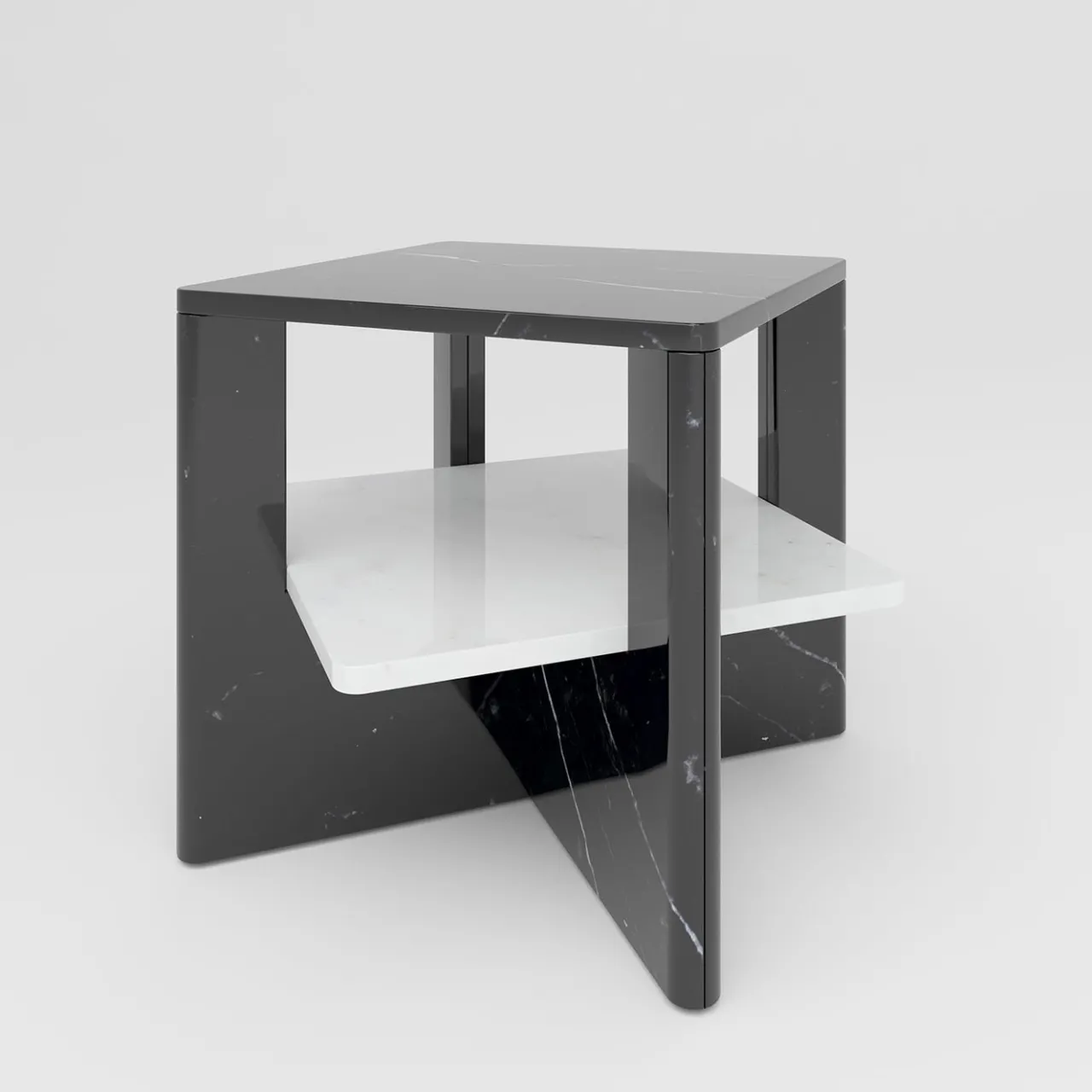 V.L. Lavorazioni In Ferro Coffee Tables<Plus+Double Marble Coffee Table #5