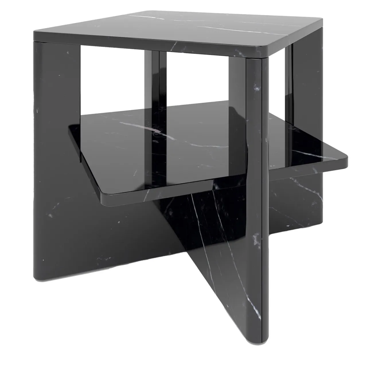 V.L. Lavorazioni In Ferro Coffee Tables<Plus+Double Marble Coffee Table #3