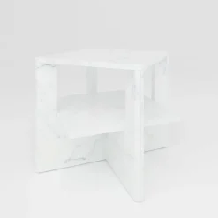V.L. Lavorazioni In Ferro Coffee Tables<Plus+Double Marble Coffee Table #6
