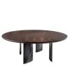 Laura Meroni Dining Tables<Poe Ziricote Wood Dining Table with Sculptural Legs