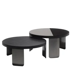 Vibieffe Nesting Tables<Point Set of 2 Round Coffee Tables