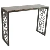 Selezioni Domus Consoles<Poligoni Console With Polished Saint Laurent Marble Top
