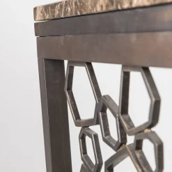 Selezioni Domus Consoles<Poligoni Console With Polished Saint Laurent Marble Top