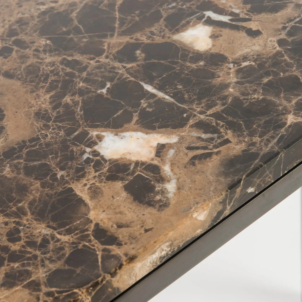 Selezioni Domus Consoles<Poligoni Console With Polished Saint Laurent Marble Top