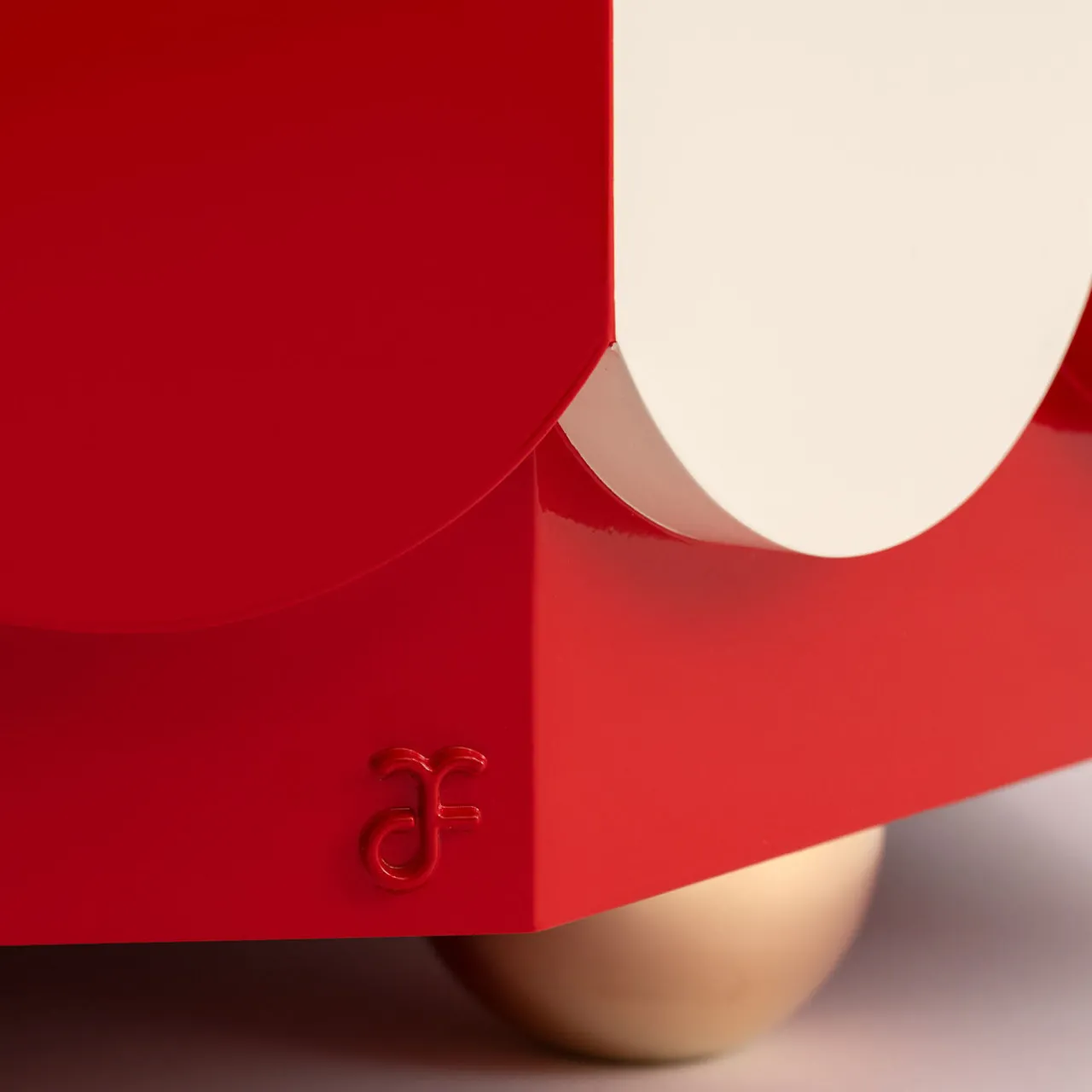 altreforme Bar Cabinets<Pollock White and Red Bar Cabinet