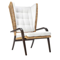 Exteta Outdoor Armchairs<Poltrona Bergere 1939 White Armchair by Franco Albini