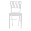 BBB Italia Chairs<Ponti 969 White Leather Chair by Gio Ponti