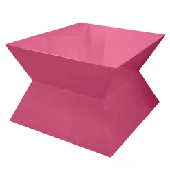 Sergio Villa Coffee Tables<Pop & Op Pink Hourglass-Shaped Coffee Table by Carlo Rampazzi