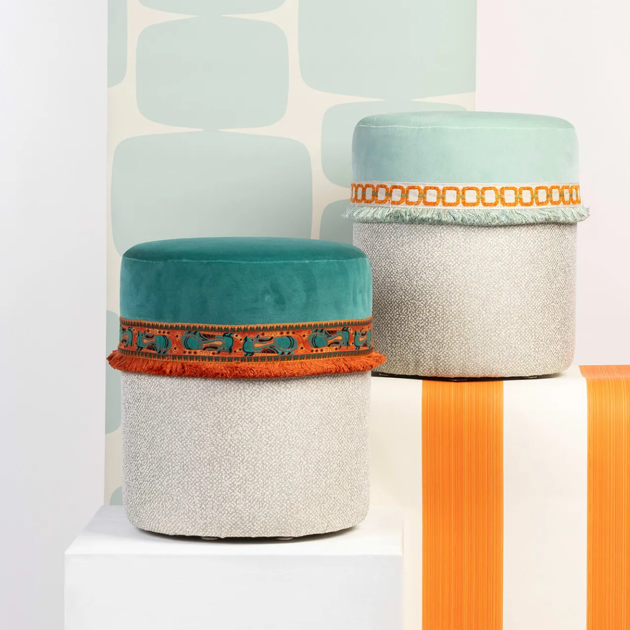 l'Opificio Ottomans & Poufs<POPHUG Pouf Limited Edition by Pistacchio&Caffé #2