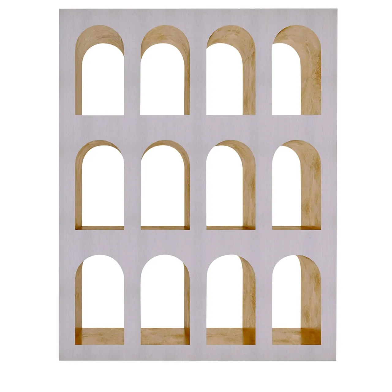 Dimarmo Bookcases<Portici Travertine Marble Bookcase by Sissy Daniele