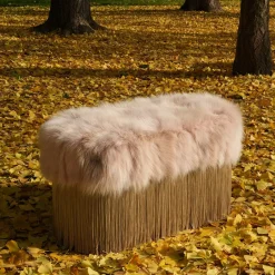 Lorenza Bozzoli Couture Benches<Powder Pink Bench by Lorenza Bozzoli