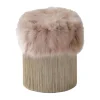 Lorenza Bozzoli Couture Ottomans & Poufs<Powder Pink Pouf by Lorenza Bozzoli