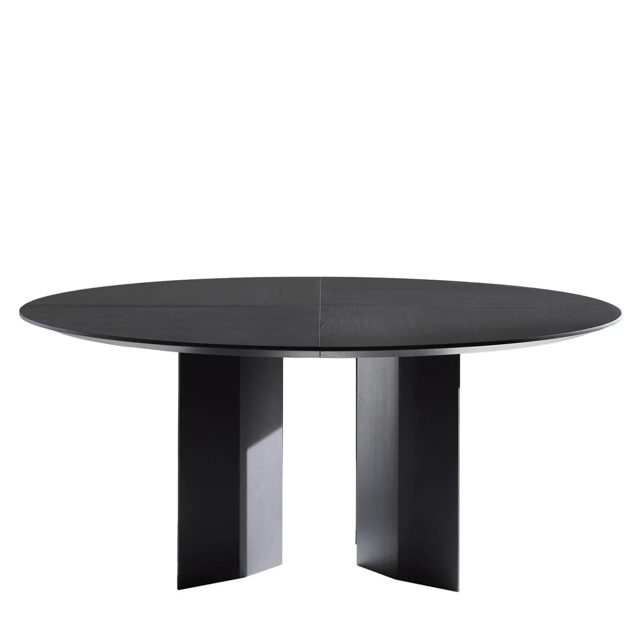 Albedo Dining Tables<Praia Round 180 Black Wood Dining Table