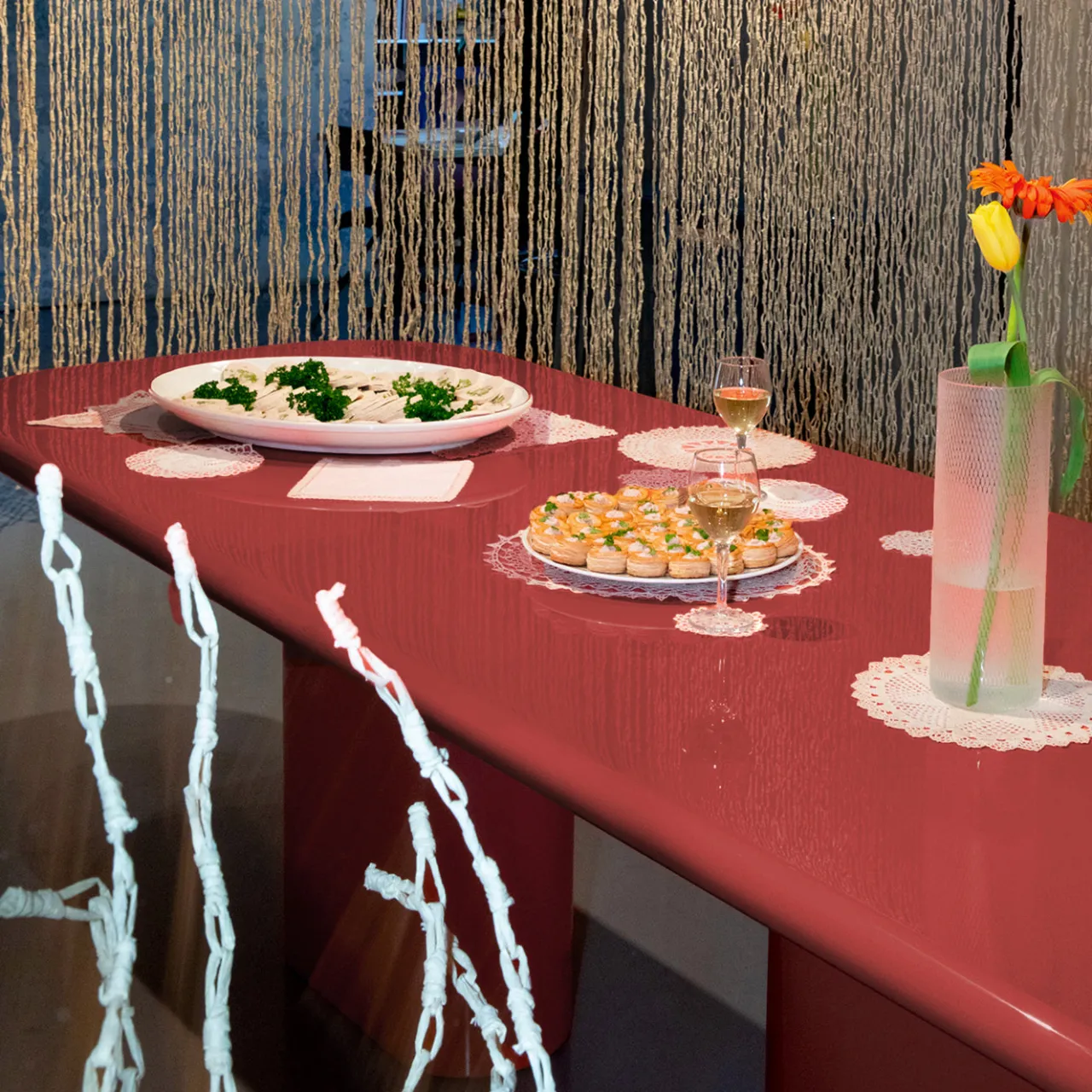 Punto Zero Dining Tables<Pranzo Red Dining Table