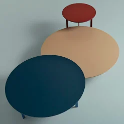 My Home Side Tables<Pretty Round Purple Red Side Table by Angeletti Ruzza