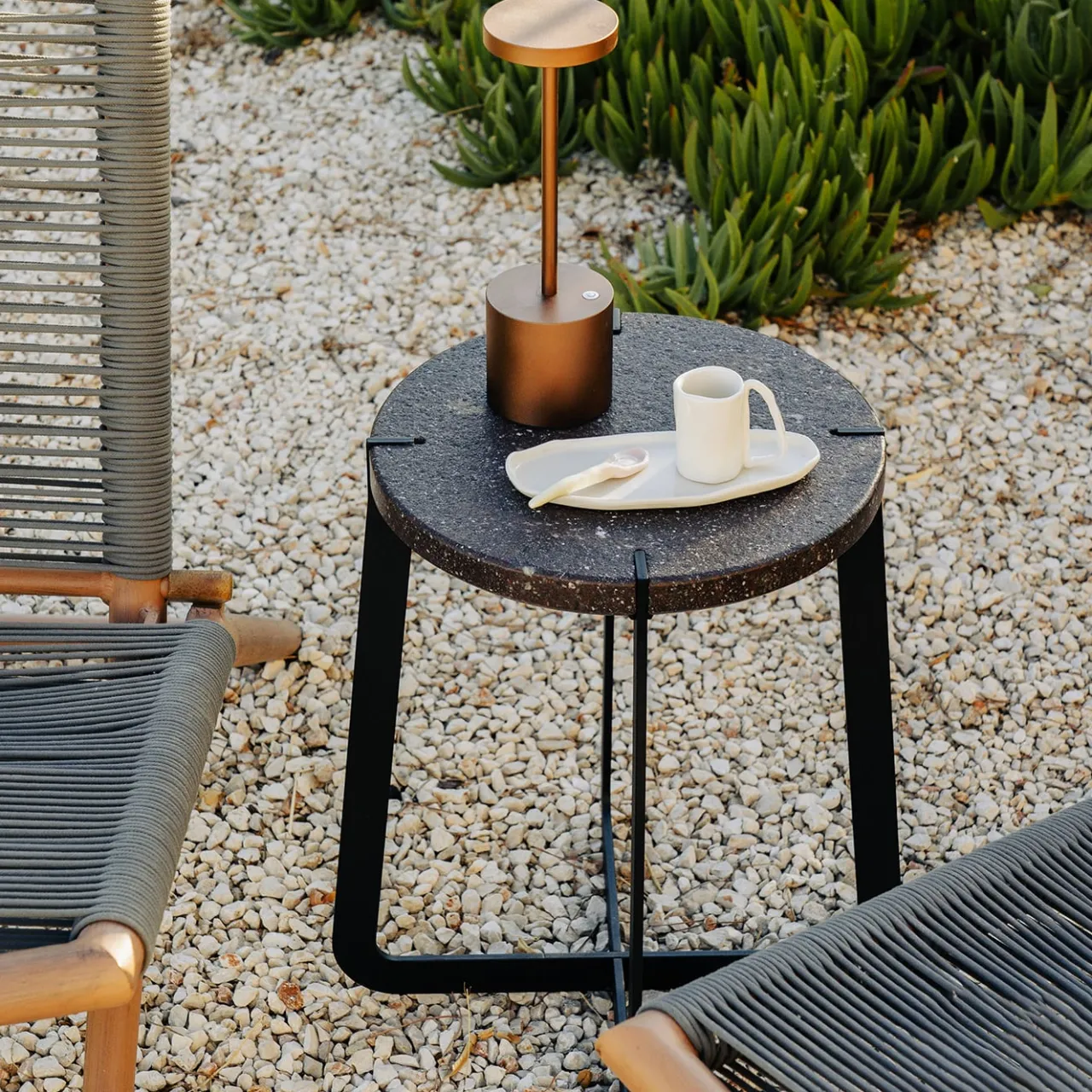 Officine Tamborrino Side Tables<Primitivo Black Side Table