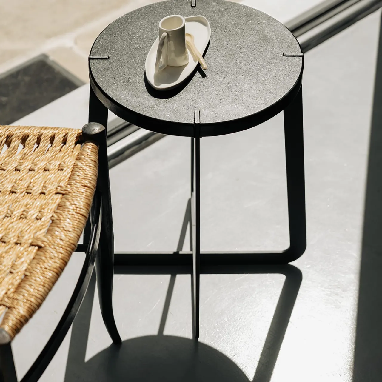 Officine Tamborrino Side Tables<Primitivo Black Side Table