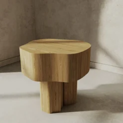 Livio Cioffi Side Tables<Procida Oak Side Table