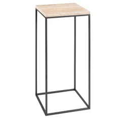 La Sartoria del Marmo by Lombardi Marmi Side Tables<Procida Travertine Side Table