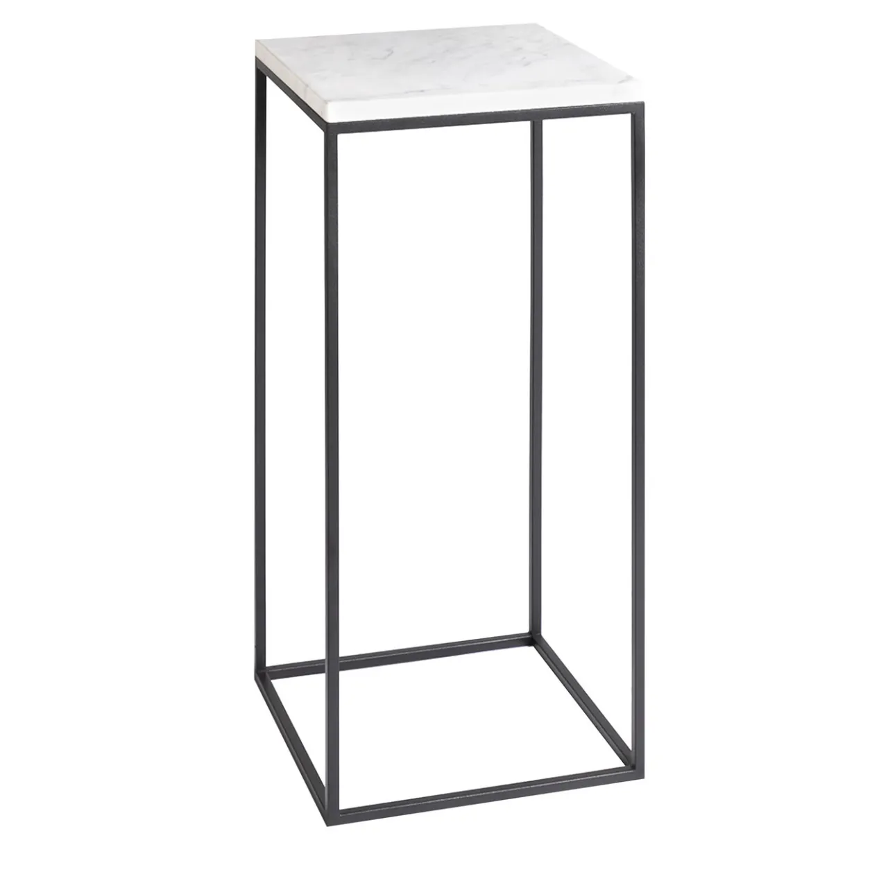 La Sartoria del Marmo by Lombardi Marmi Consoles<Procida White Carrara Side Table