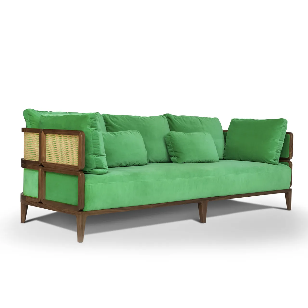 Gebrüder Thonet Vienna GmbH (GTV) – Wiener GTV Design Sofas<Promenade Green Sofa by Philippe Nigro