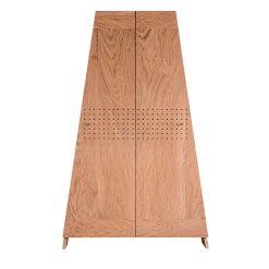 Omar Barbero Cabinets<Protoformi Trapezoid Oak Wood Cabinet