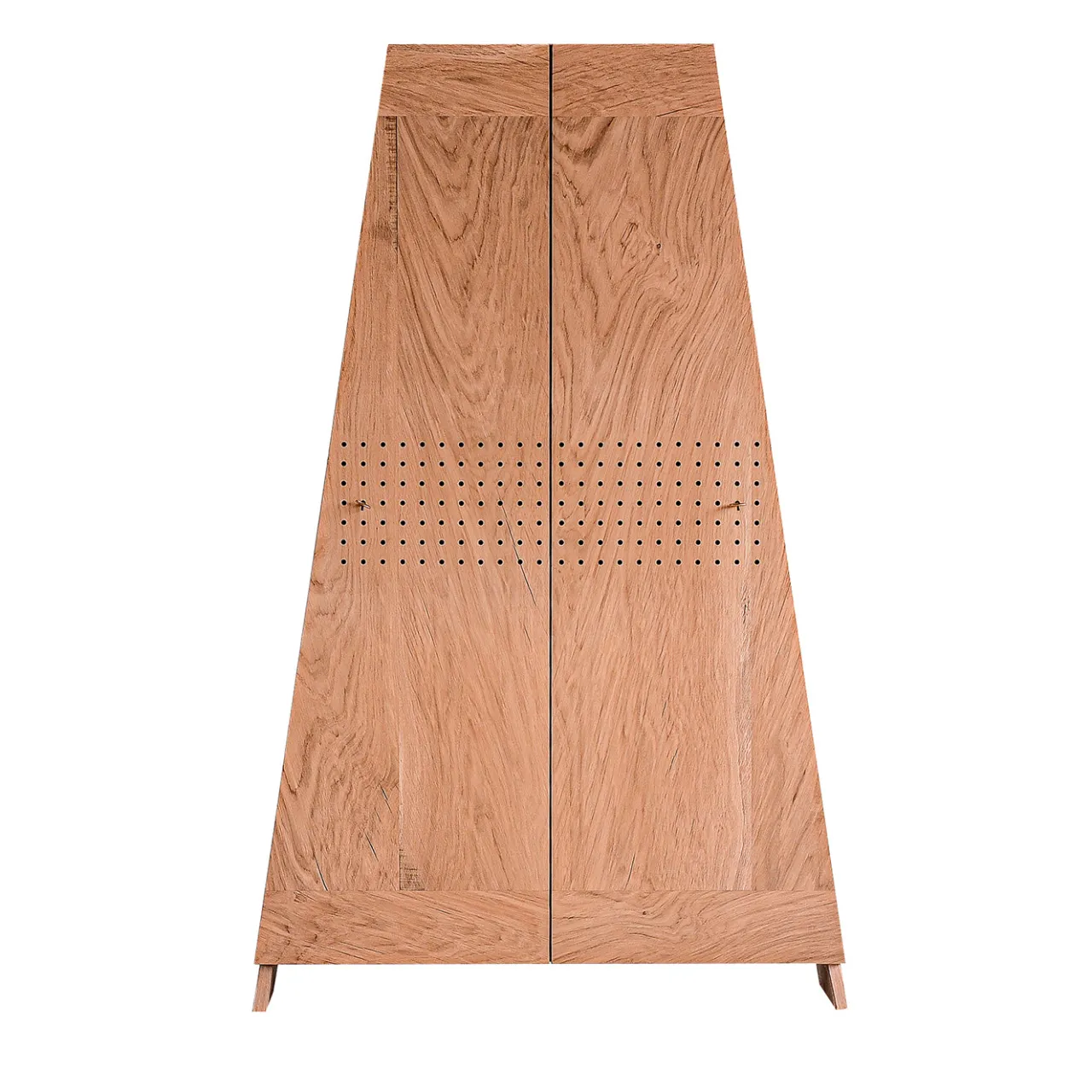 Omar Barbero Cabinets<Protoformi Trapezoid Oak Wood Cabinet