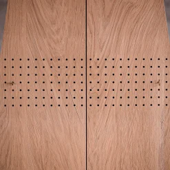 Omar Barbero Cabinets<Protoformi Trapezoid Oak Wood Cabinet