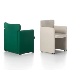 Tecno Spa Office Chairs<PS148 Forest Green Armchair by Centro Progetti Tecno