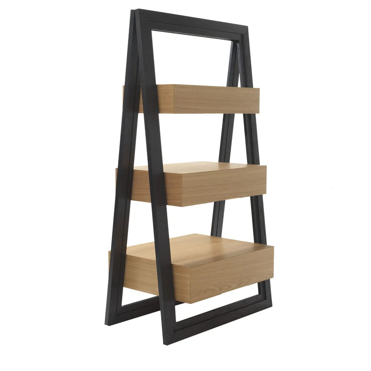 Gaffuri Bookcases<Ptre Oak Wood Bookshelf by Roberto Bianchi