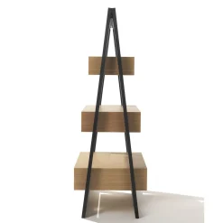 Gaffuri Bookcases<Ptre Oak Wood Bookshelf by Roberto Bianchi
