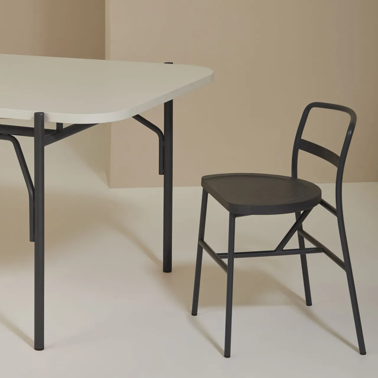 Billiani 1911 Chairs<Puccio 726 Anthracite-Gray Chair by Emilio Nanni