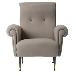 Mantellassi 1926 Armchairs<Pulce light gray armchair
