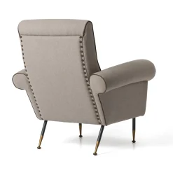 Mantellassi 1926 Armchairs<Pulce light gray armchair