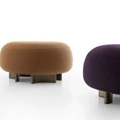 Morica Design Ottomans & Poufs<Punto e Virgola Caramel-colored Pouf