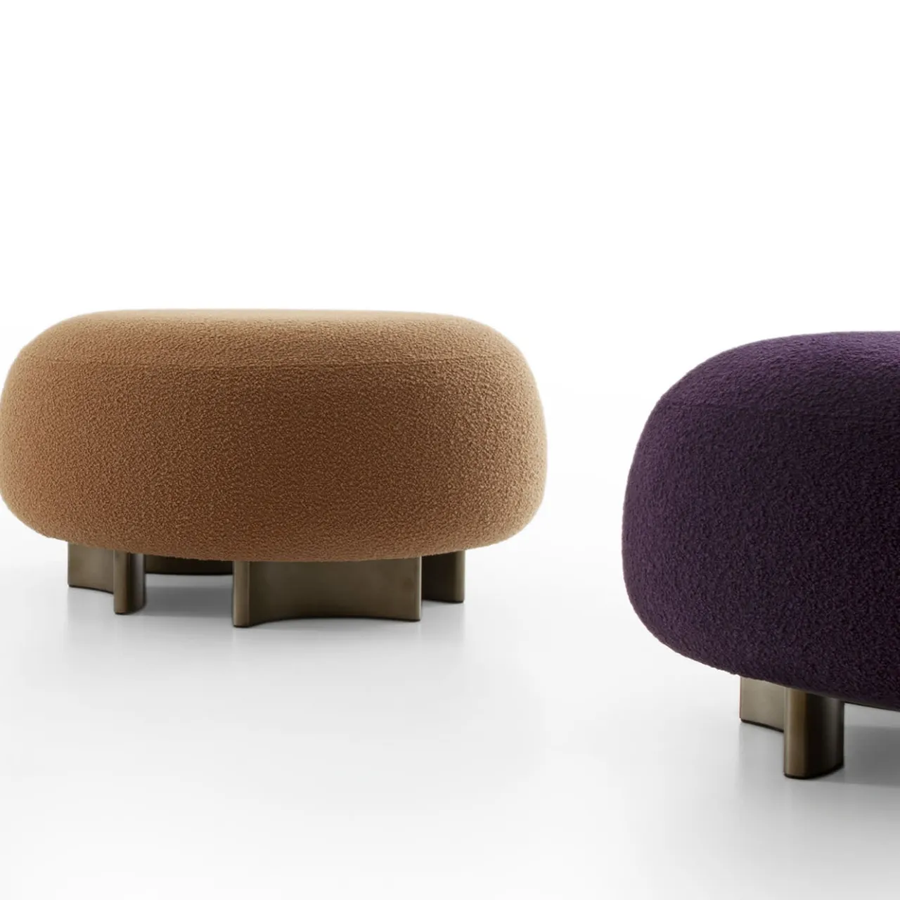 Morica Design Ottomans & Poufs<Punto e Virgola Caramel-colored Pouf