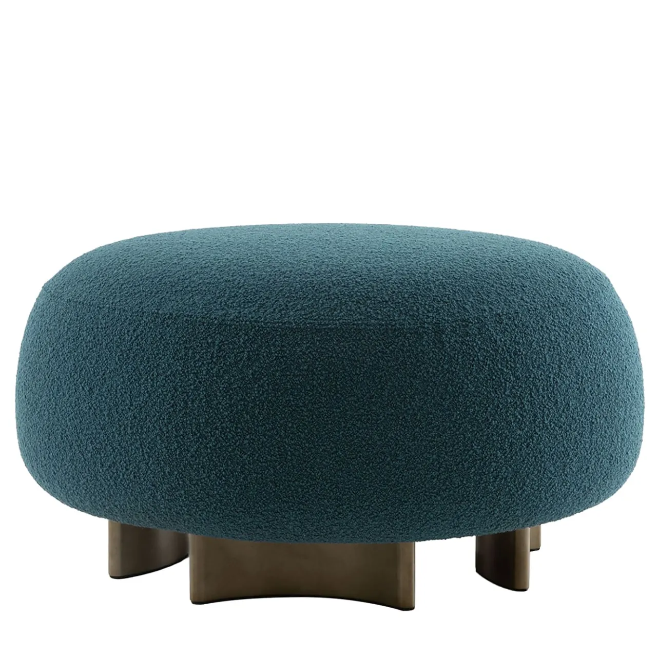 Morica Design Ottomans & Poufs<Punto e Virgola Peacock Blue Pouf