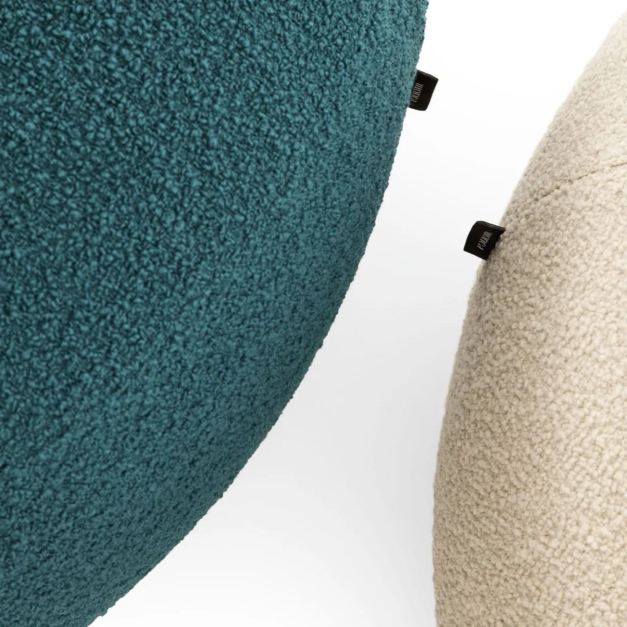 Morica Design Ottomans & Poufs<Punto e Virgola Peacock Blue Pouf
