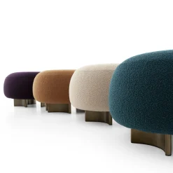 Morica Design Ottomans & Poufs<Punto e Virgola Peacock Blue Pouf