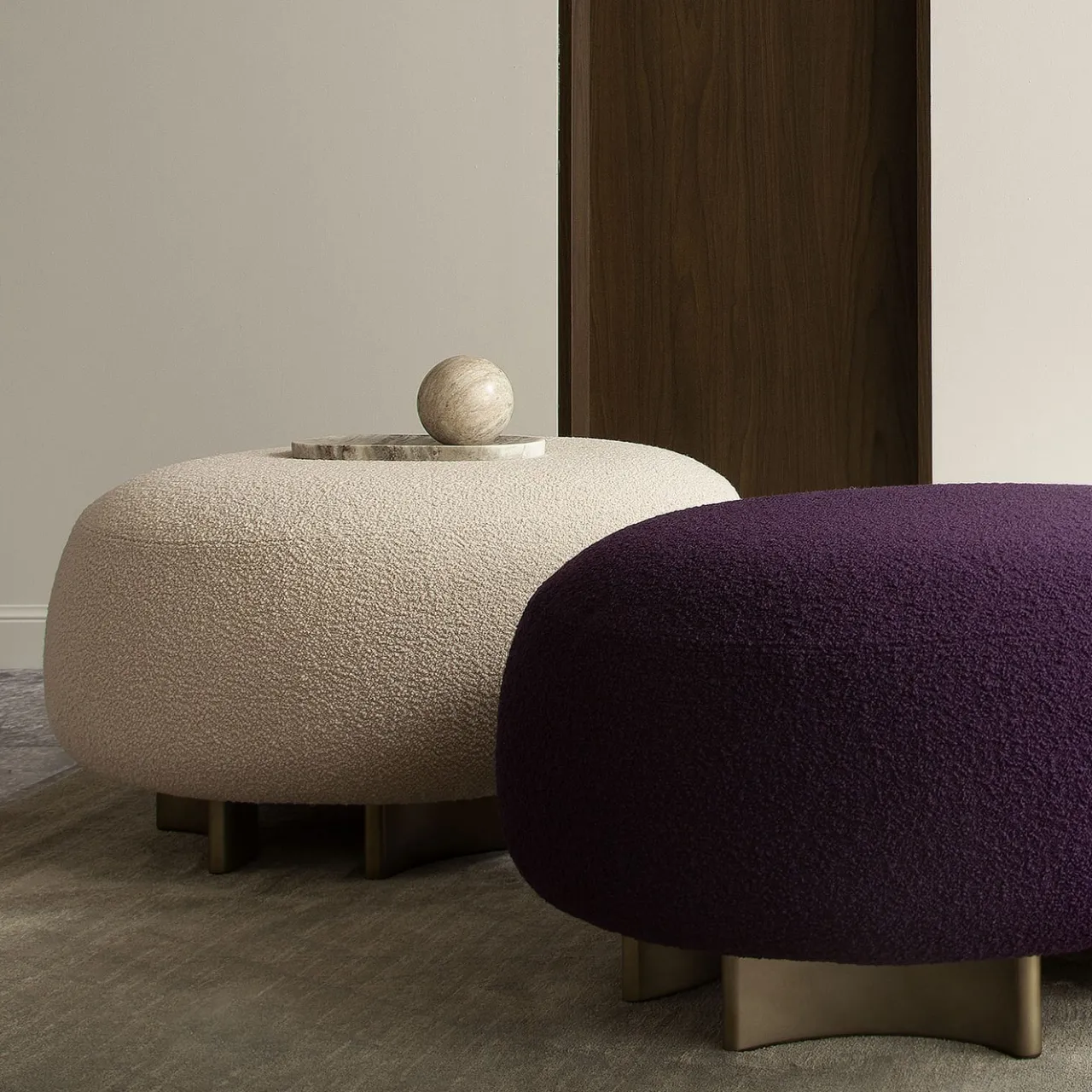Morica Design Ottomans & Poufs<Punto e Virgola Powder Pink Pouf