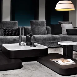 Vibieffe Nesting Tables<Quadri Tondo 9150 Set of 4 Accent Tables by Gianluigi Landoni