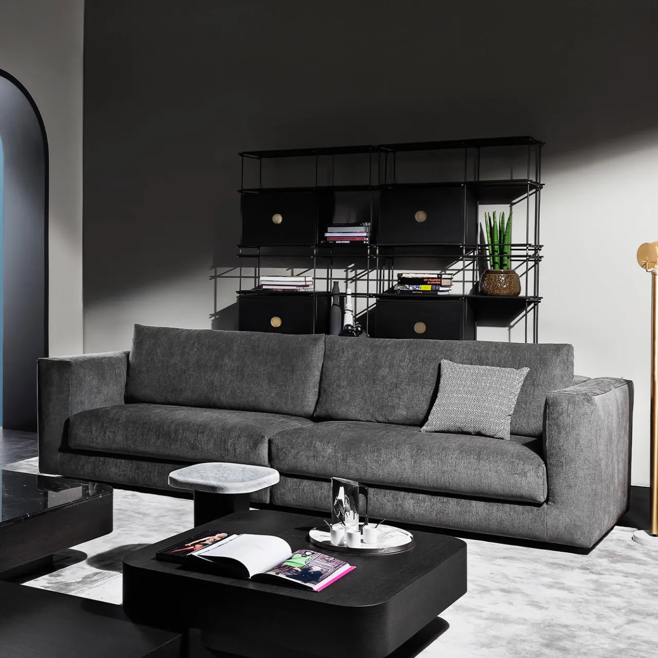 Vibieffe Nesting Tables<Quadri Tondo 9150 Set of 4 Accent Tables by Gianluigi Landoni